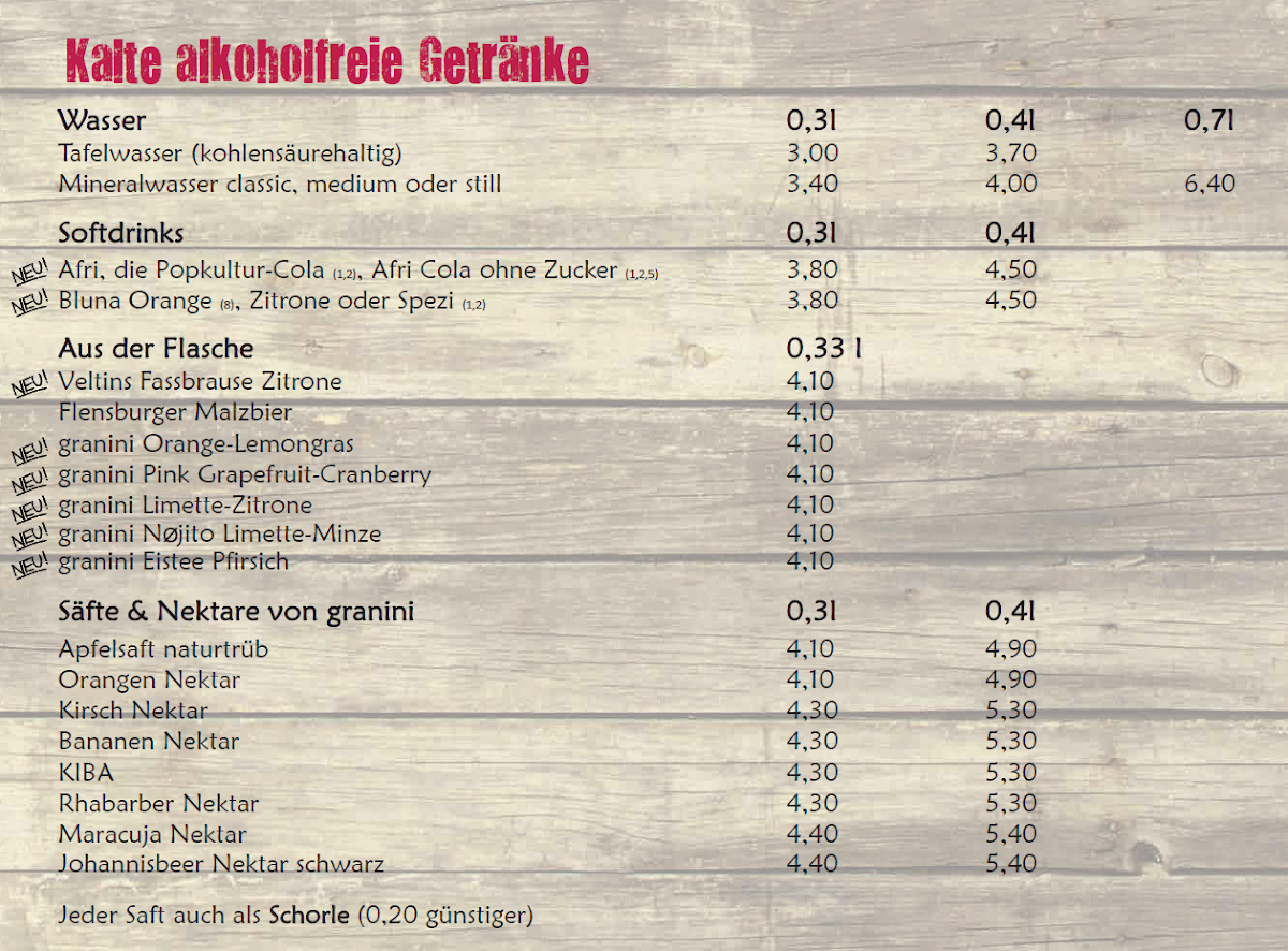 Speisekarte photo 6