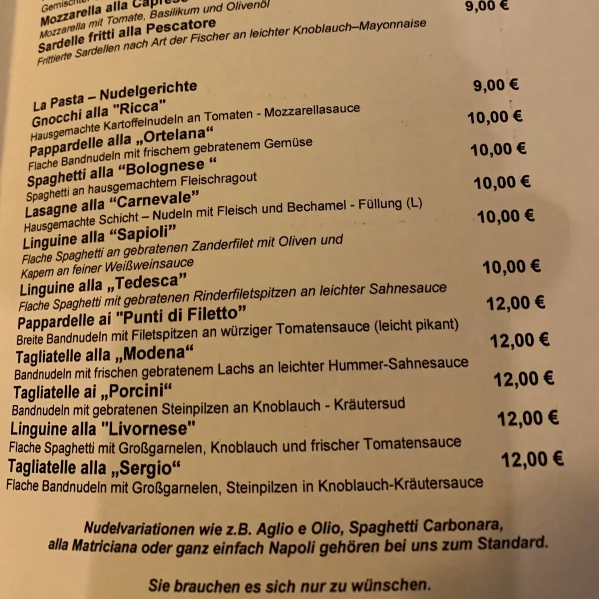 Speisekarte photo 4