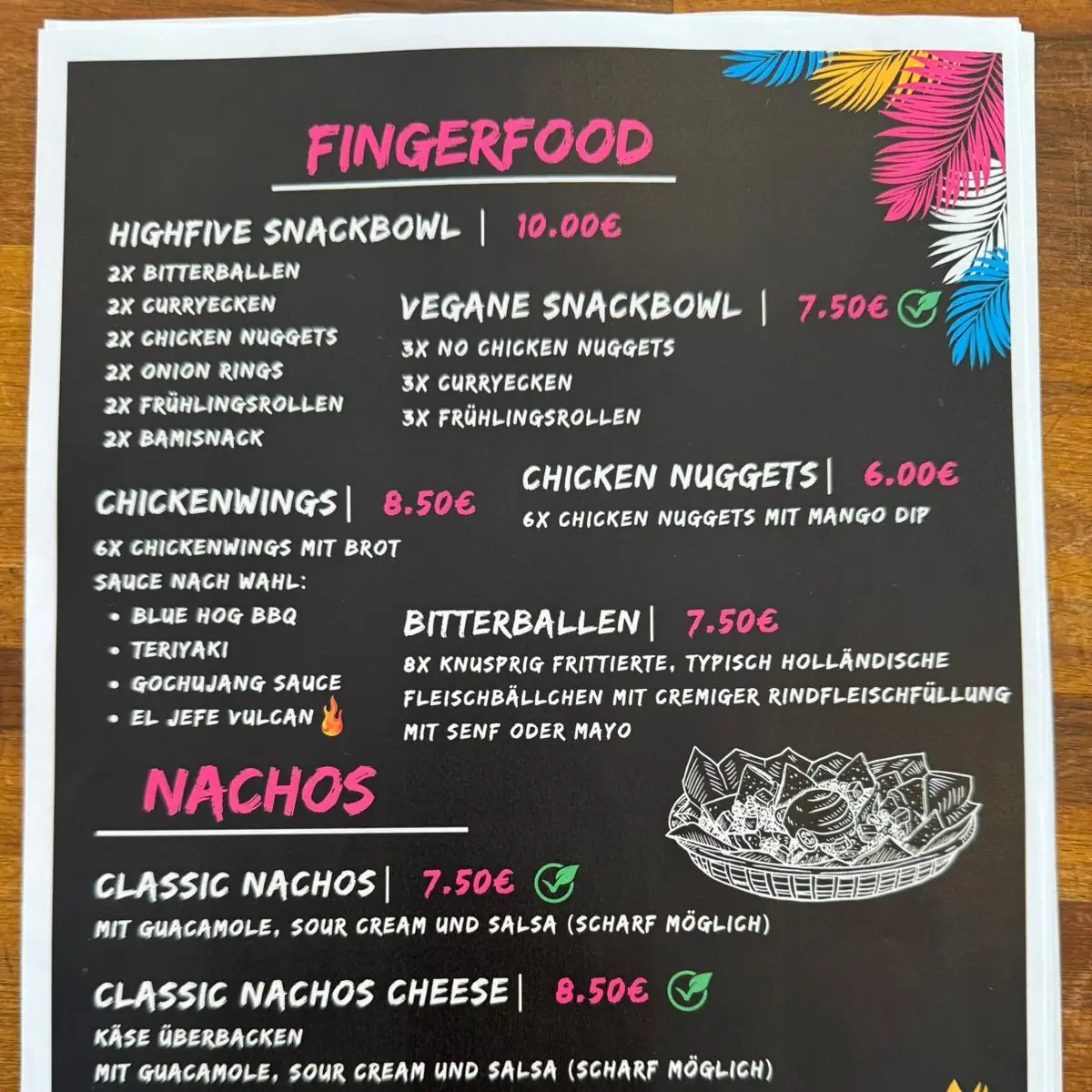 Speisekarte photo 1