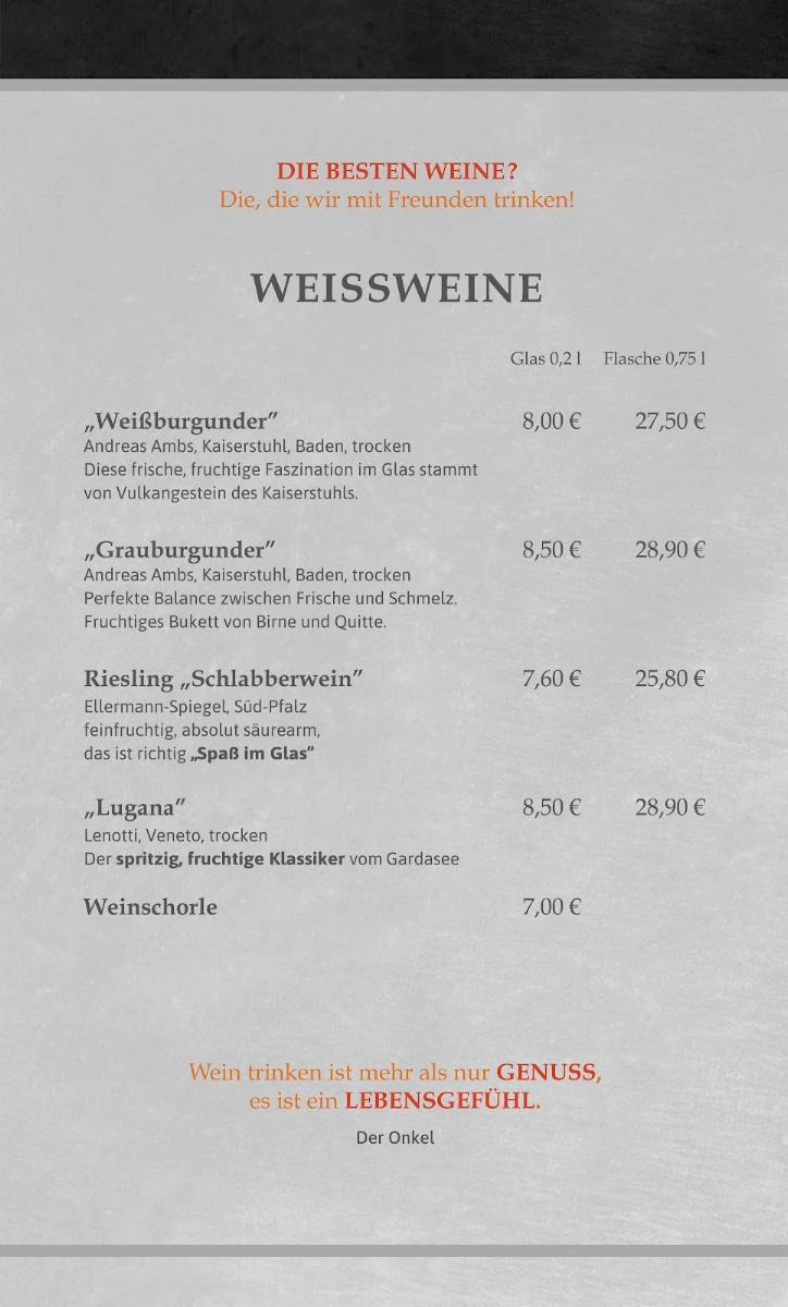 Speisekarte photo 9