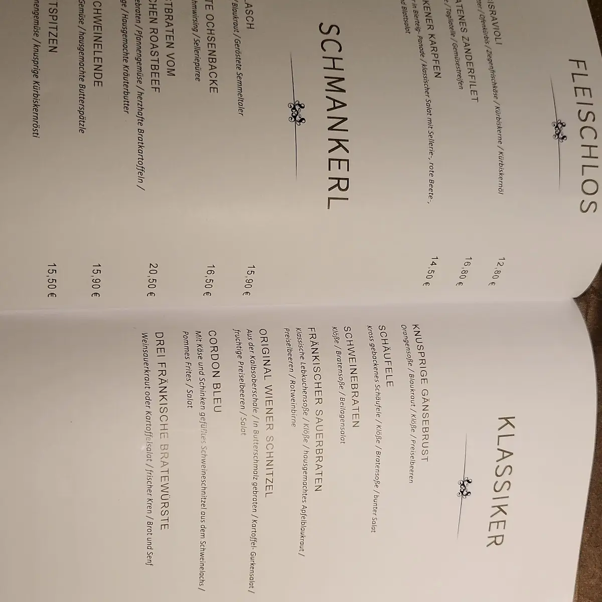 Speisekarte photo 1