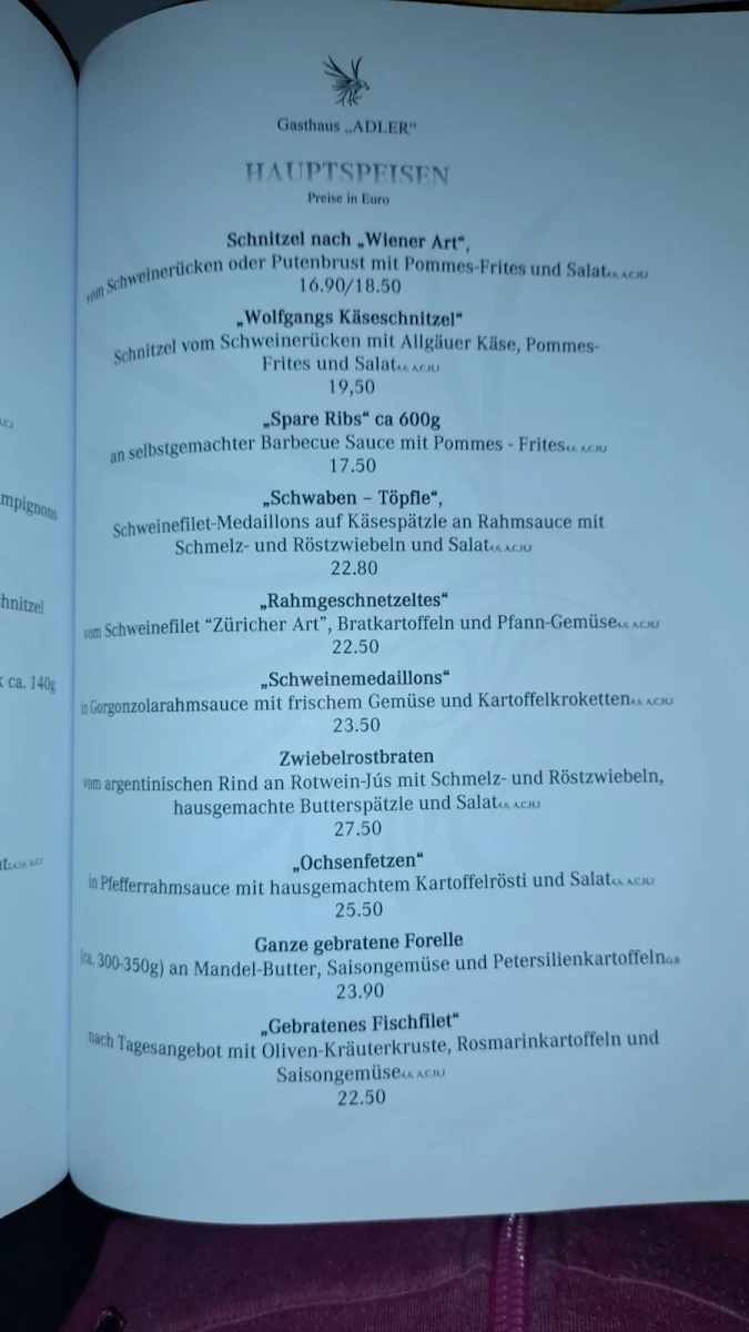Speisekarte photo 2