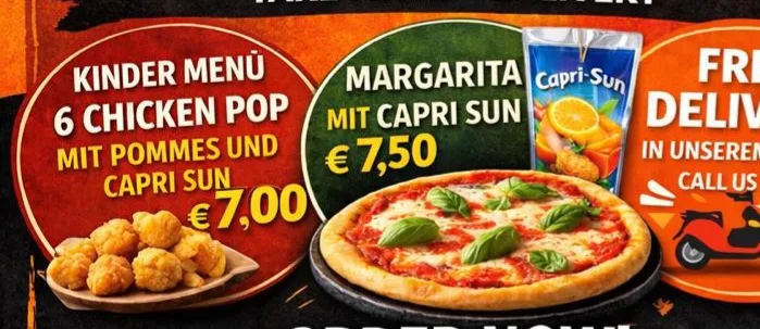 Speisekarte, GO EAT FOOD SERVICE