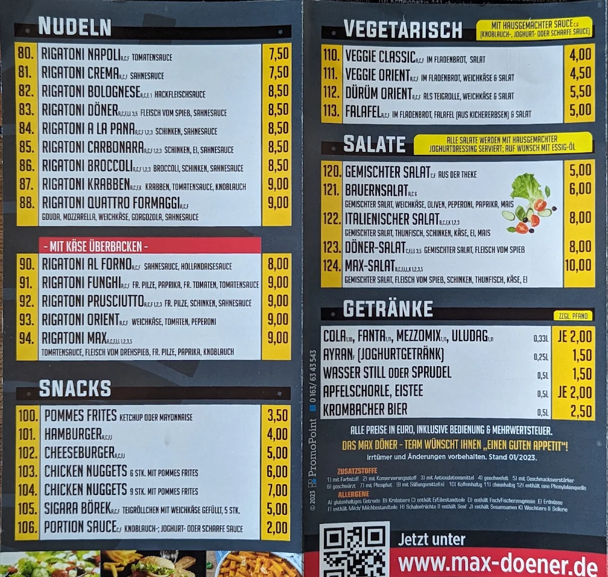 Speisekarte photo 1