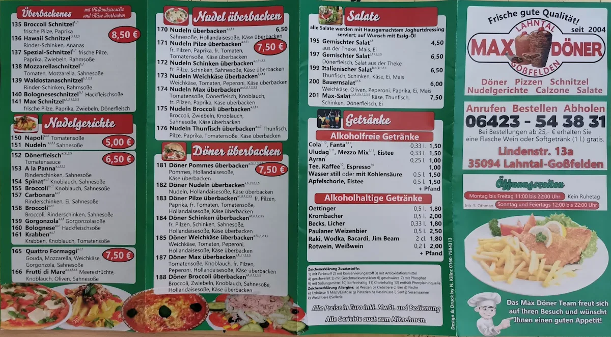 Speisekarte photo 2