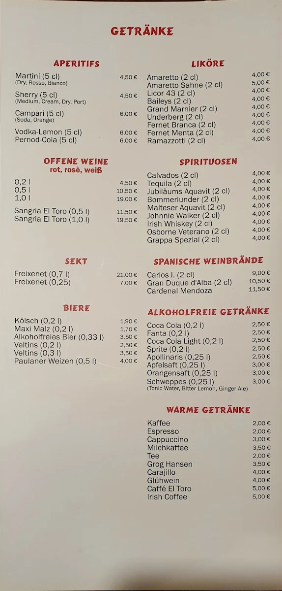 Speisekarte photo 4