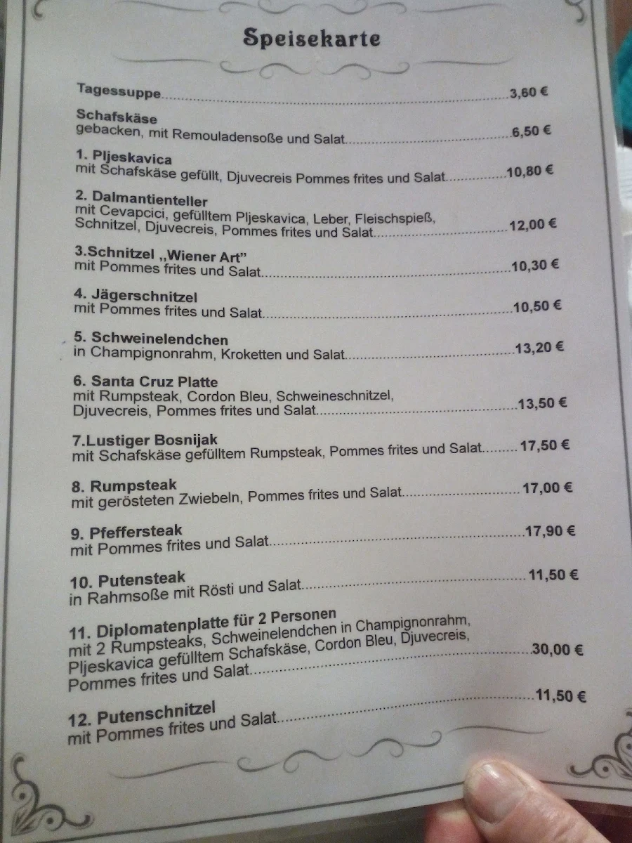 Speisekarte photo 2