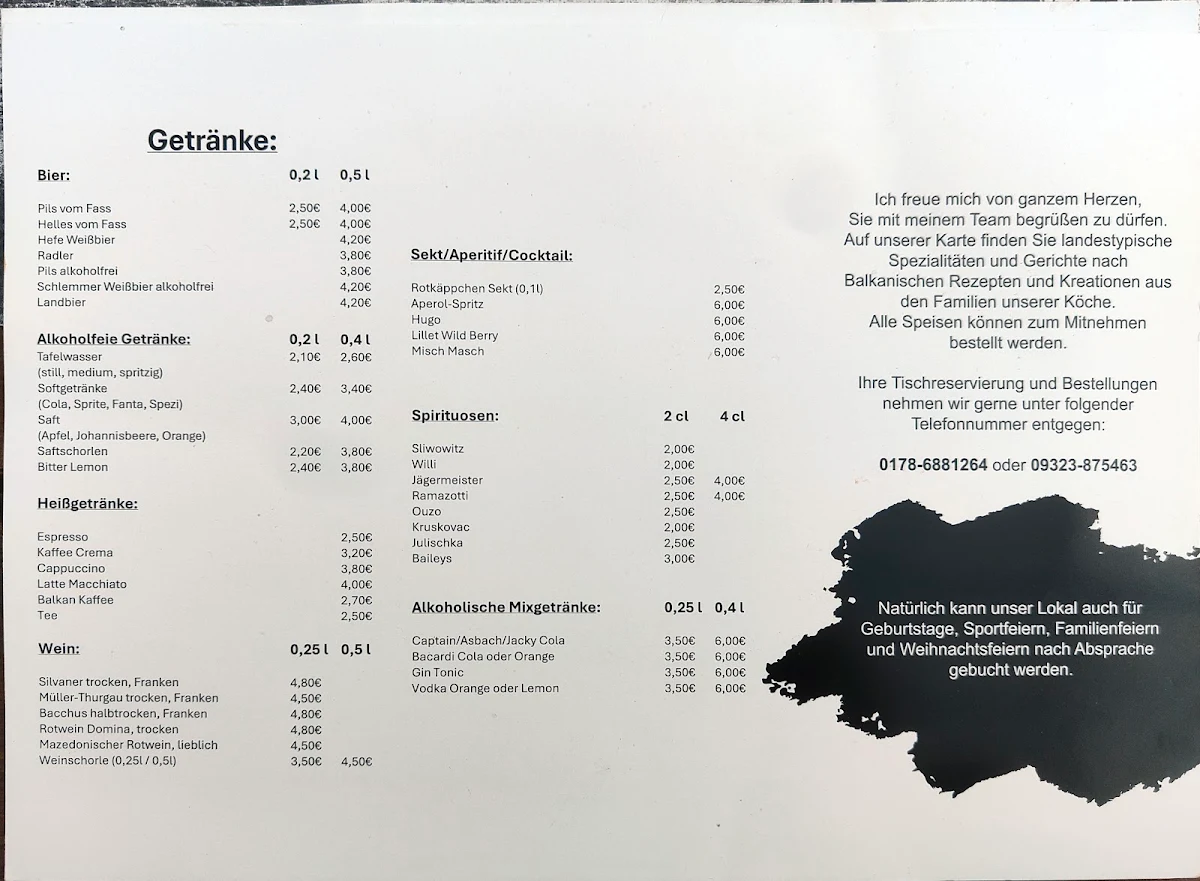 Speisekarte photo 1