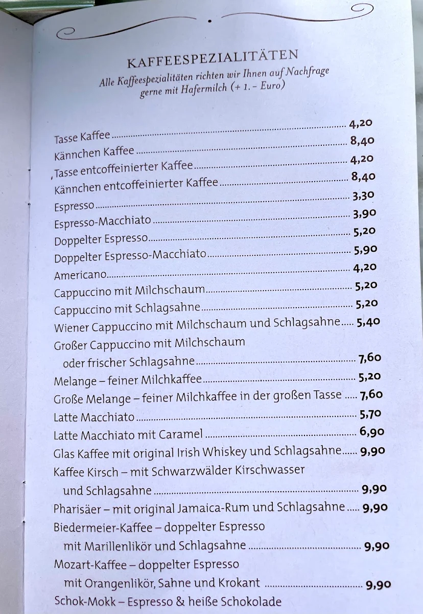 Speisekarte photo 2