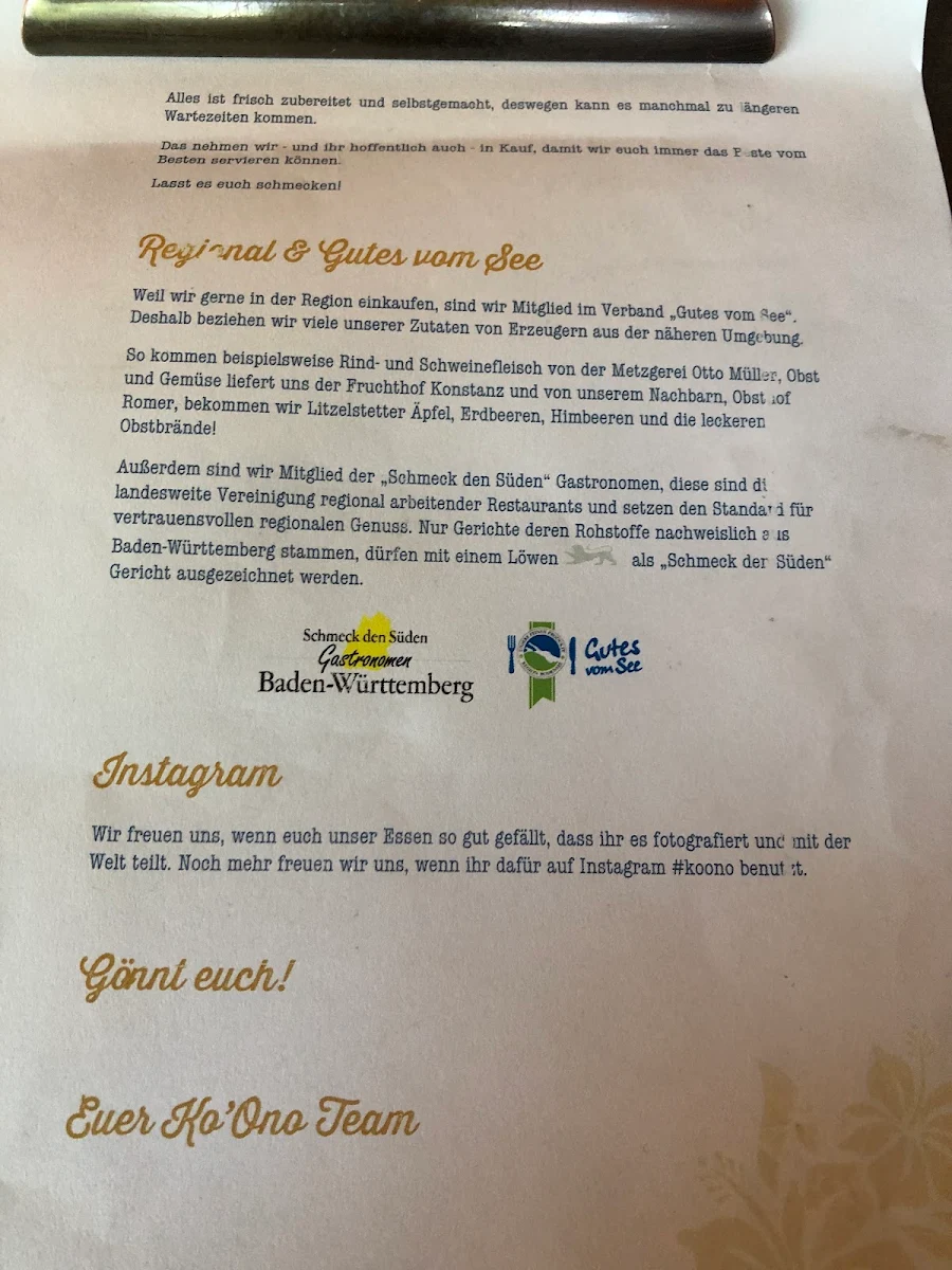 Speisekarte photo 2