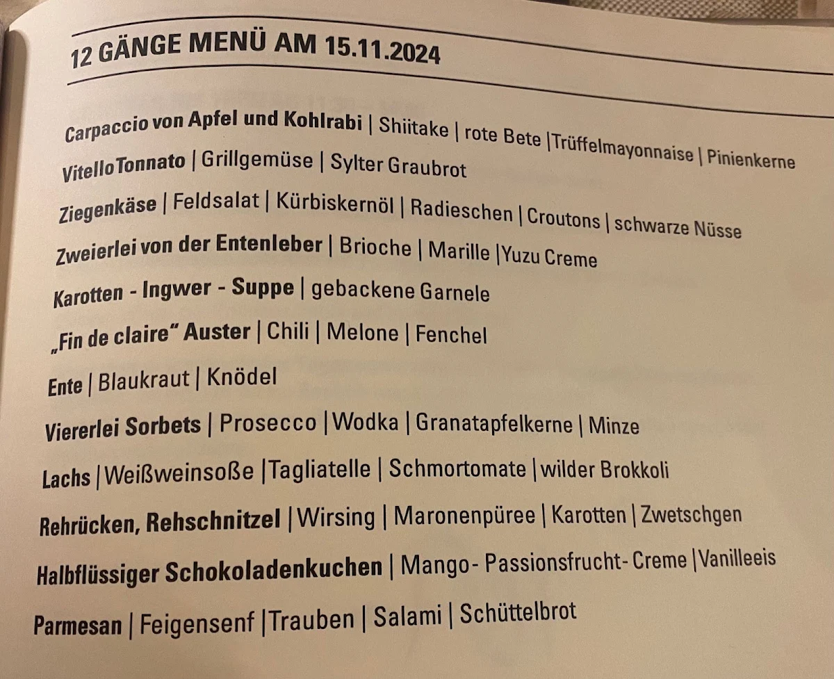 Speisekarte photo 2