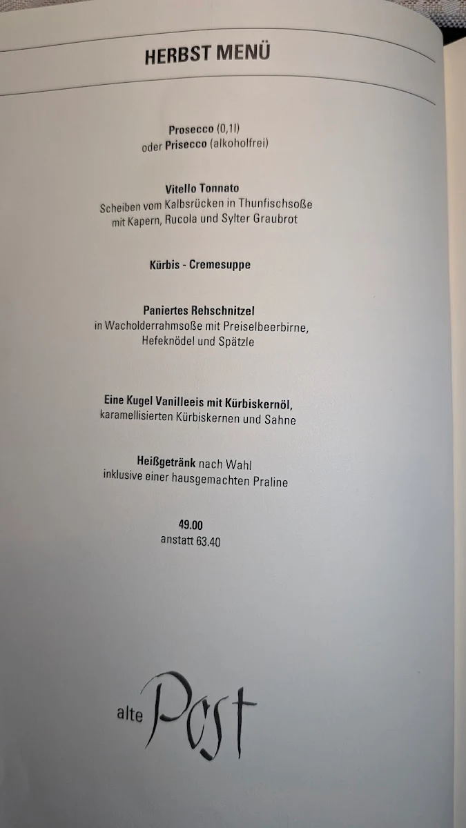 Speisekarte photo 3