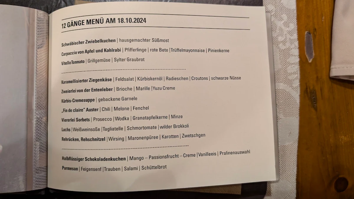 Speisekarte photo 4