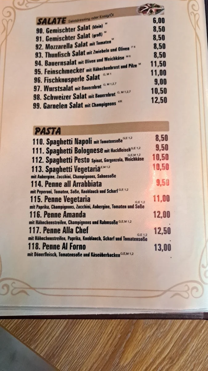 Speisekarte photo 2