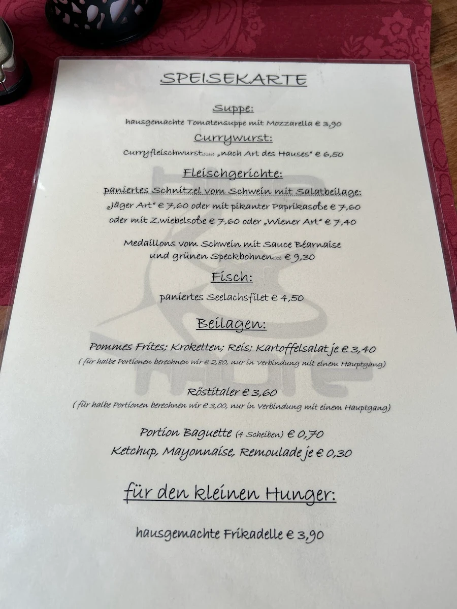 Speisekarte photo 2