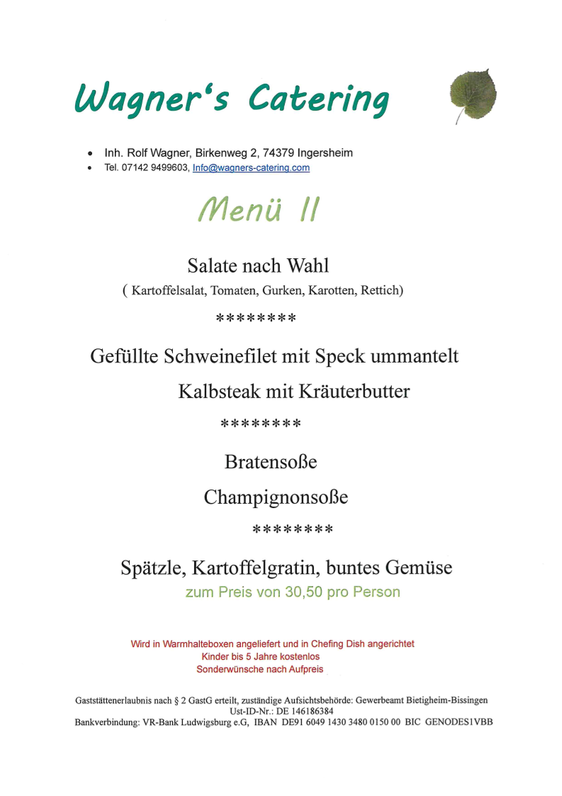 Speisekarte photo 2