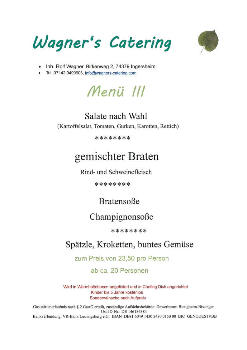 Speisekarte photo 4