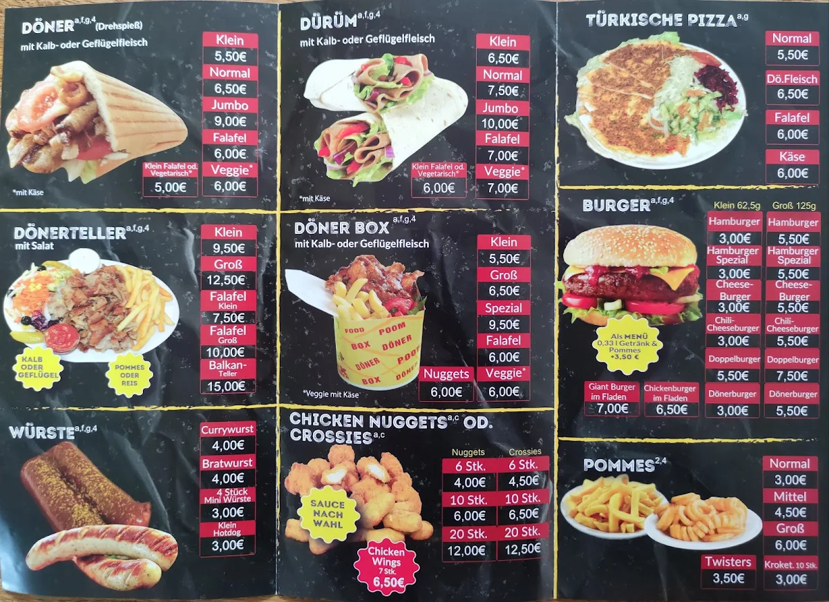 Speisekarte photo 2
