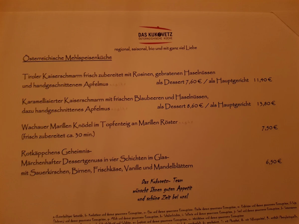 Speisekarte photo 6