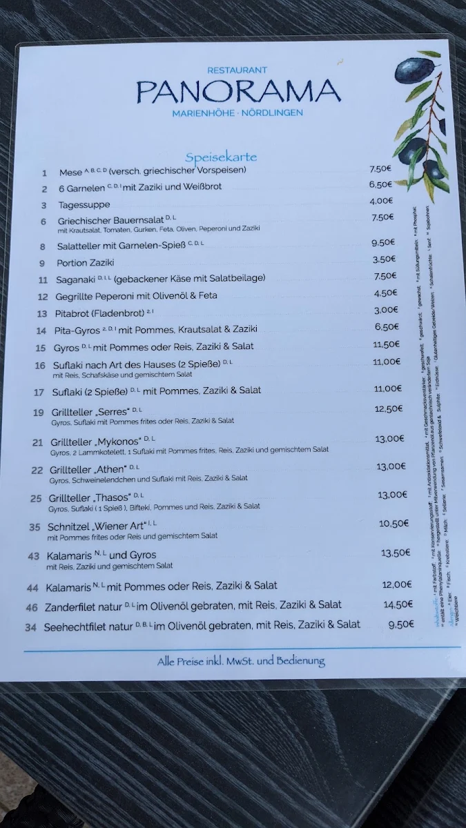 Speisekarte photo 3