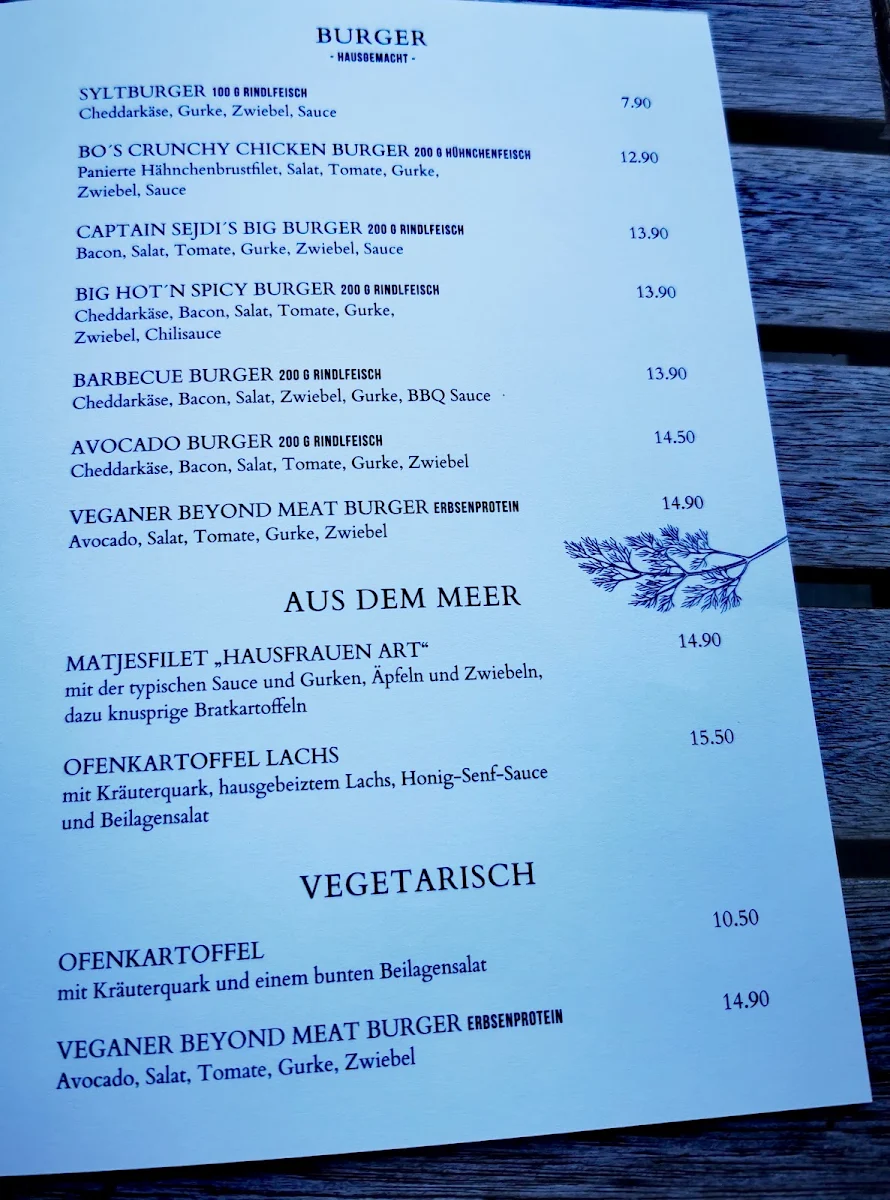 Speisekarte photo 1