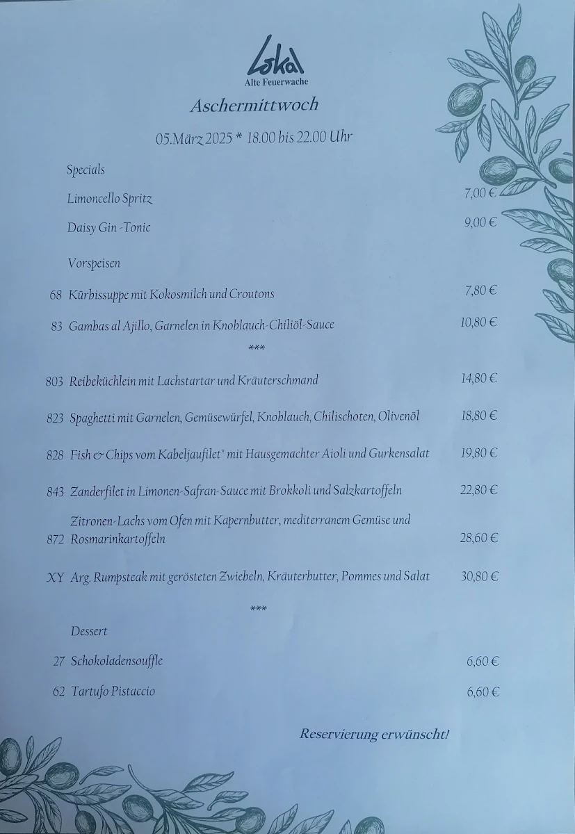 Speisekarte photo 5