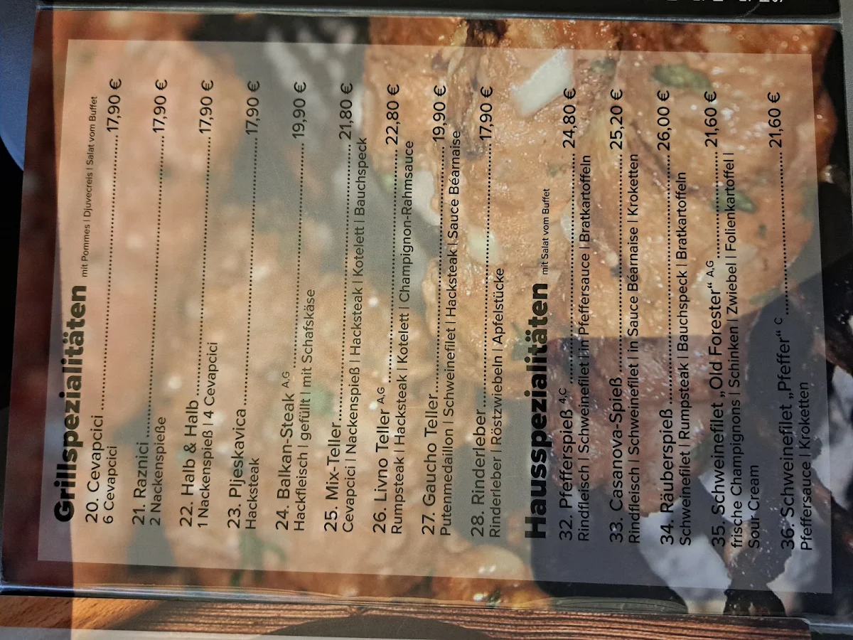 Speisekarte photo 8