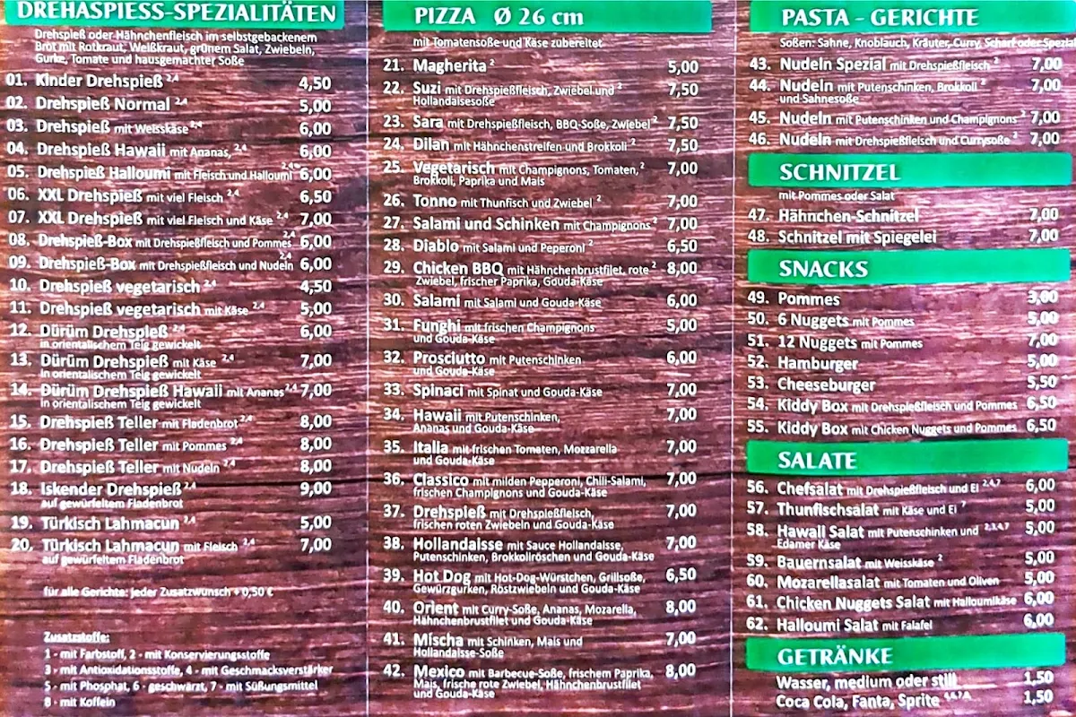 Speisekarte photo 4