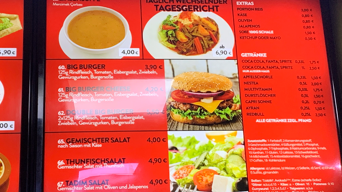 Speisekarte photo 6
