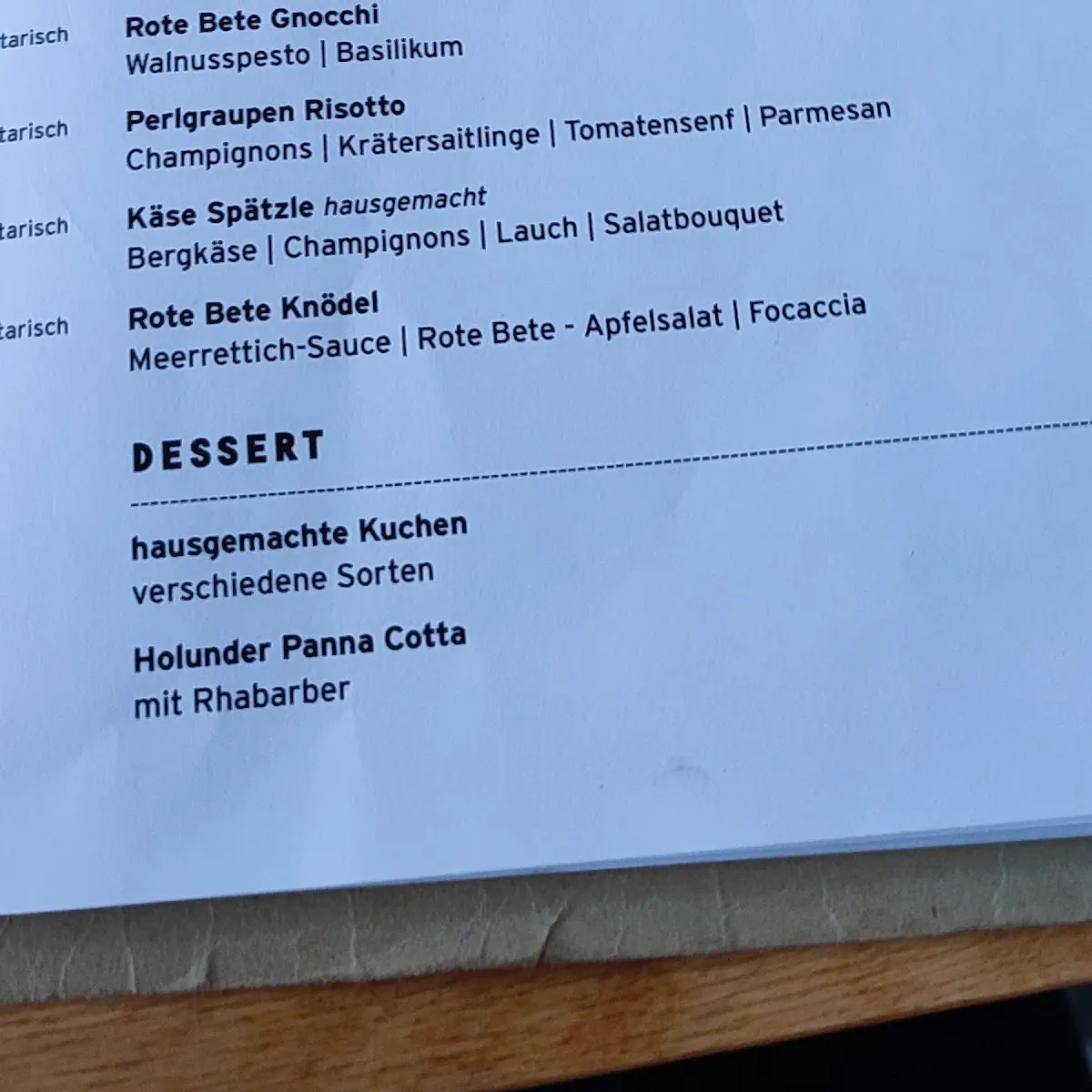 Speisekarte photo 8