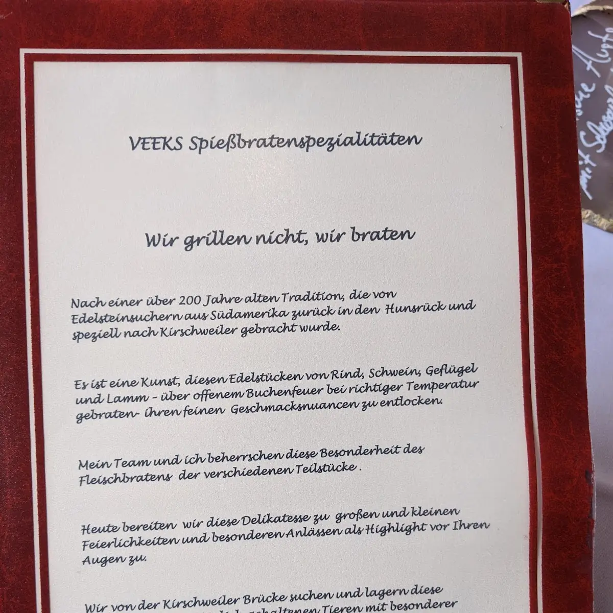 Speisekarte photo 2