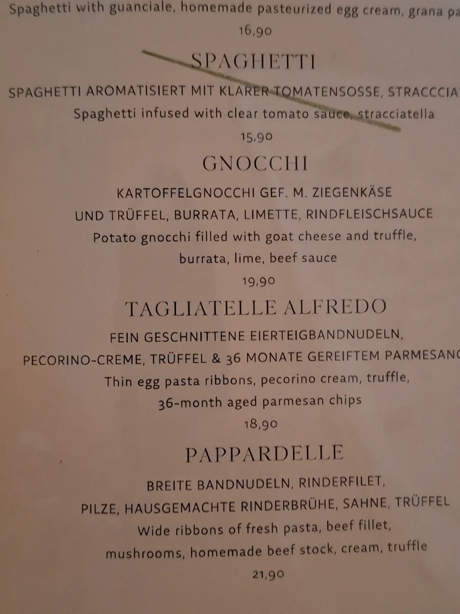 Speisekarte photo 1