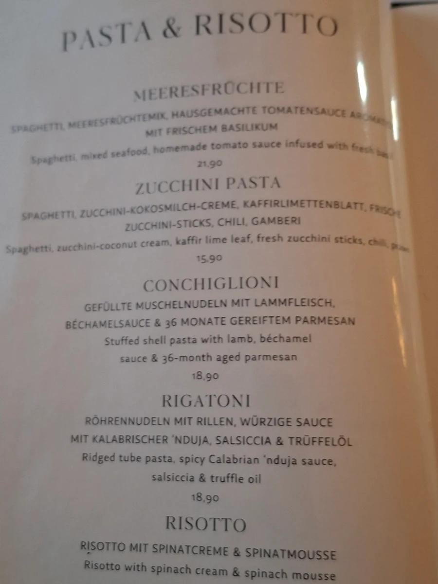 Speisekarte photo 2