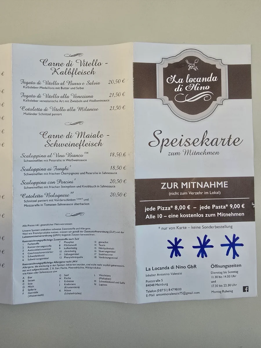 Speisekarte photo 3