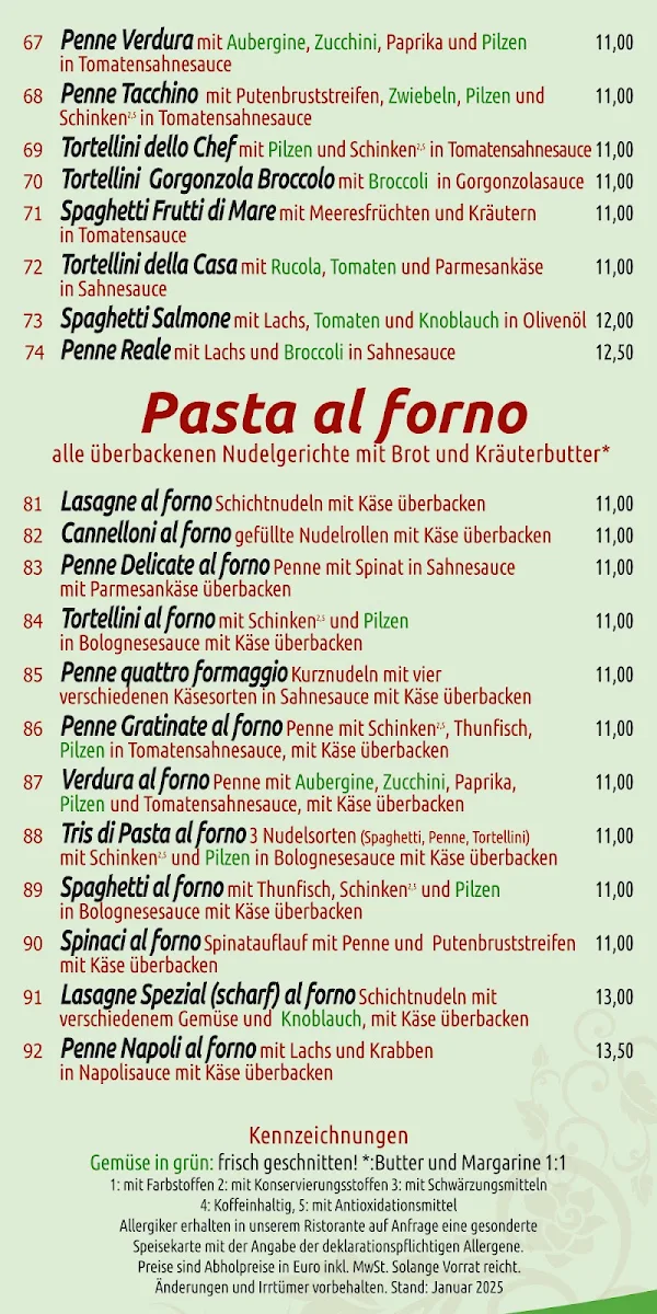Speisekarte photo 2