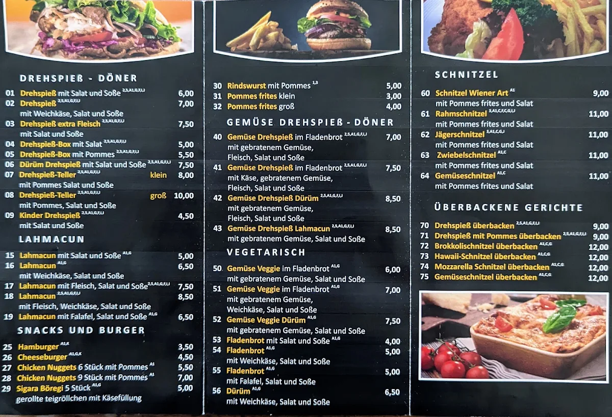 Speisekarte photo 1