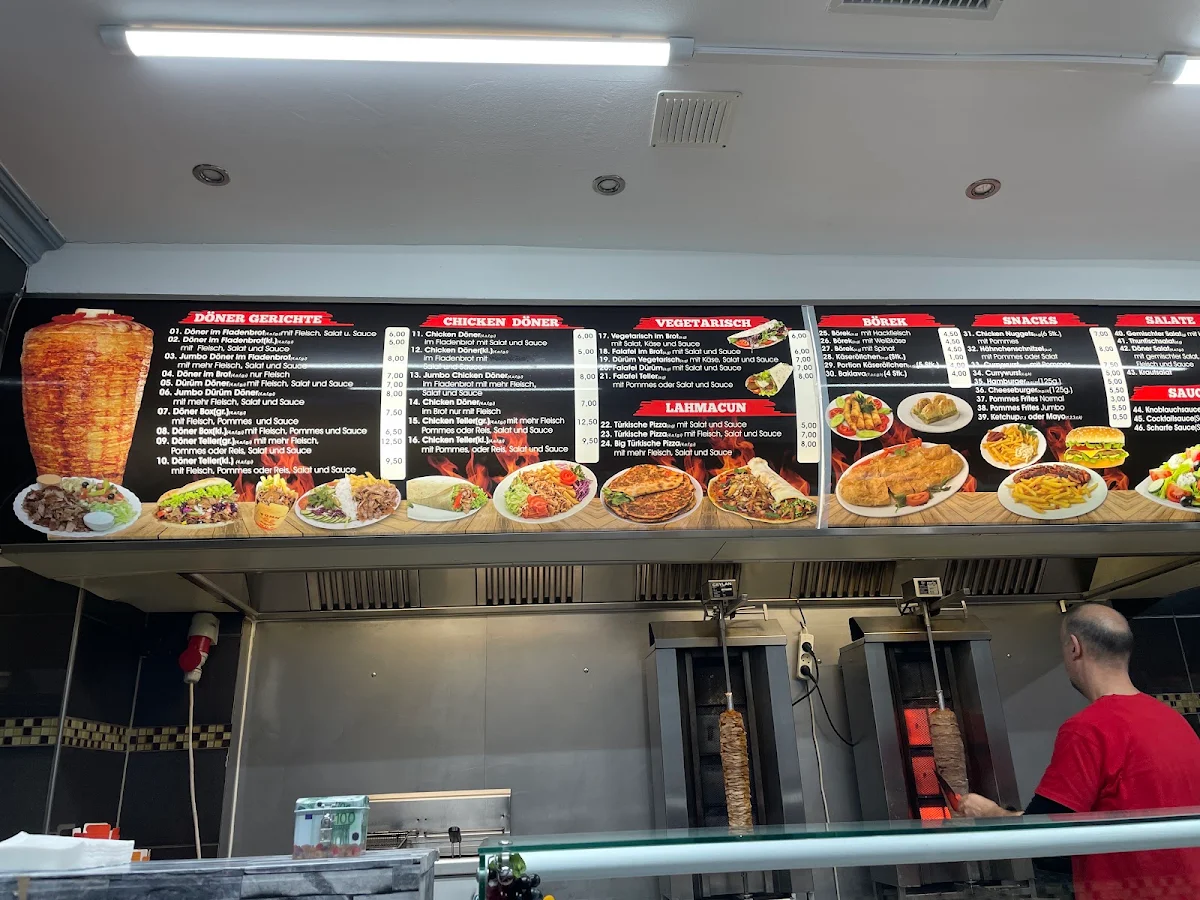 Speisekarte, City Döner