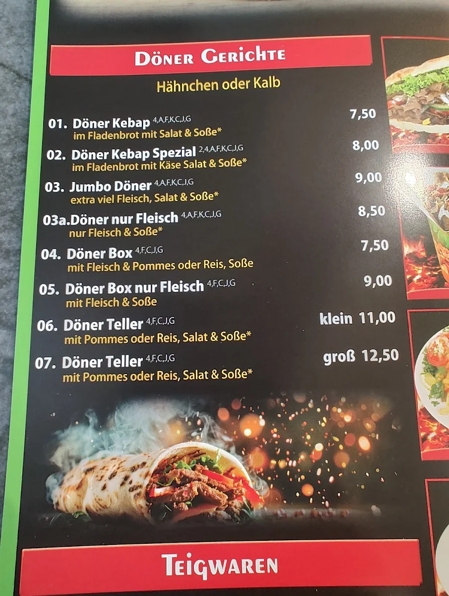 Speisekarte photo 2