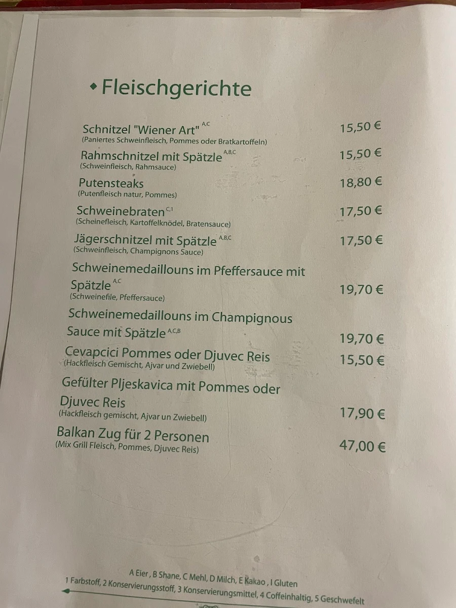 Speisekarte photo 9