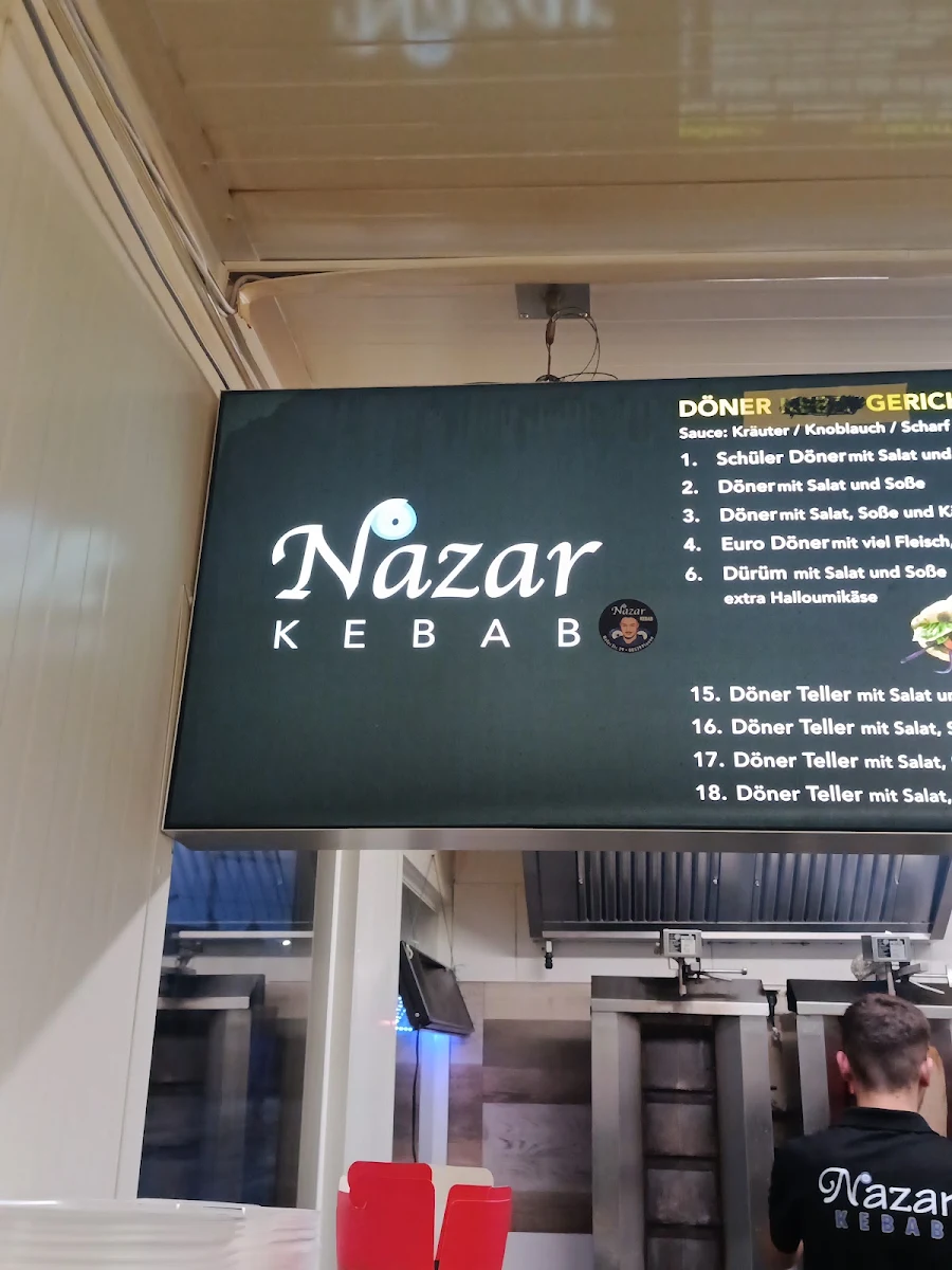 Speisekarte, Nazar Kebab