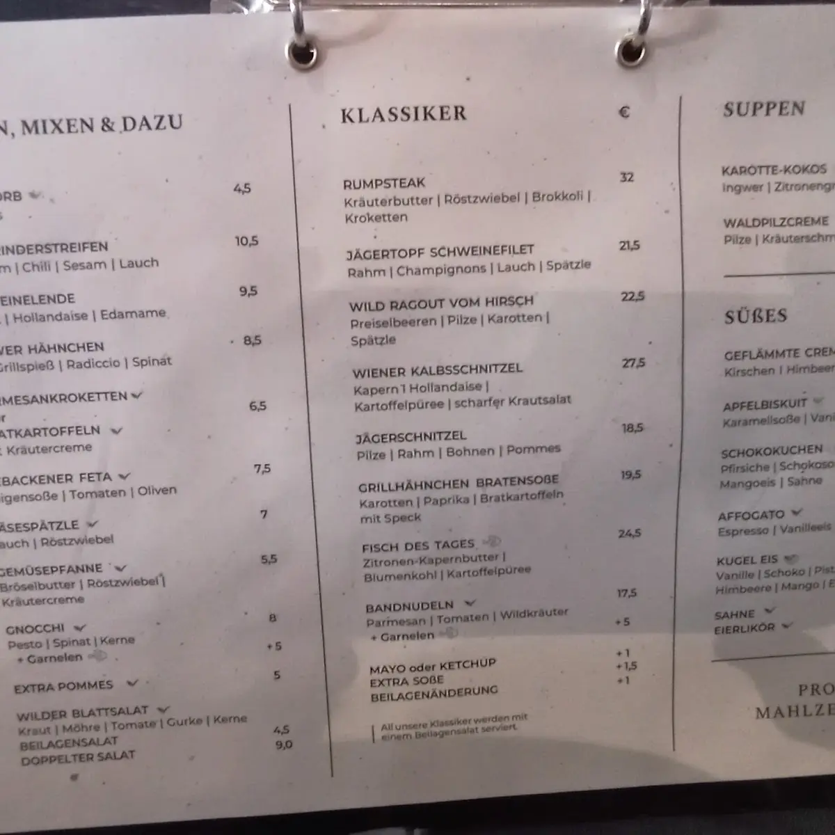 Speisekarte photo 6