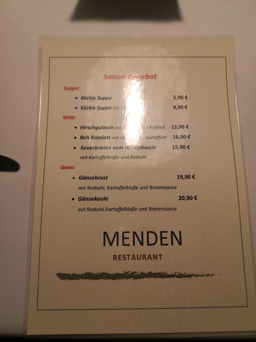 Speisekarte photo 4