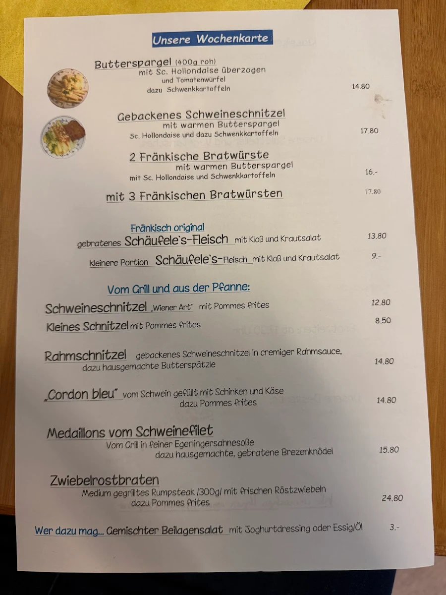 Speisekarte photo 1
