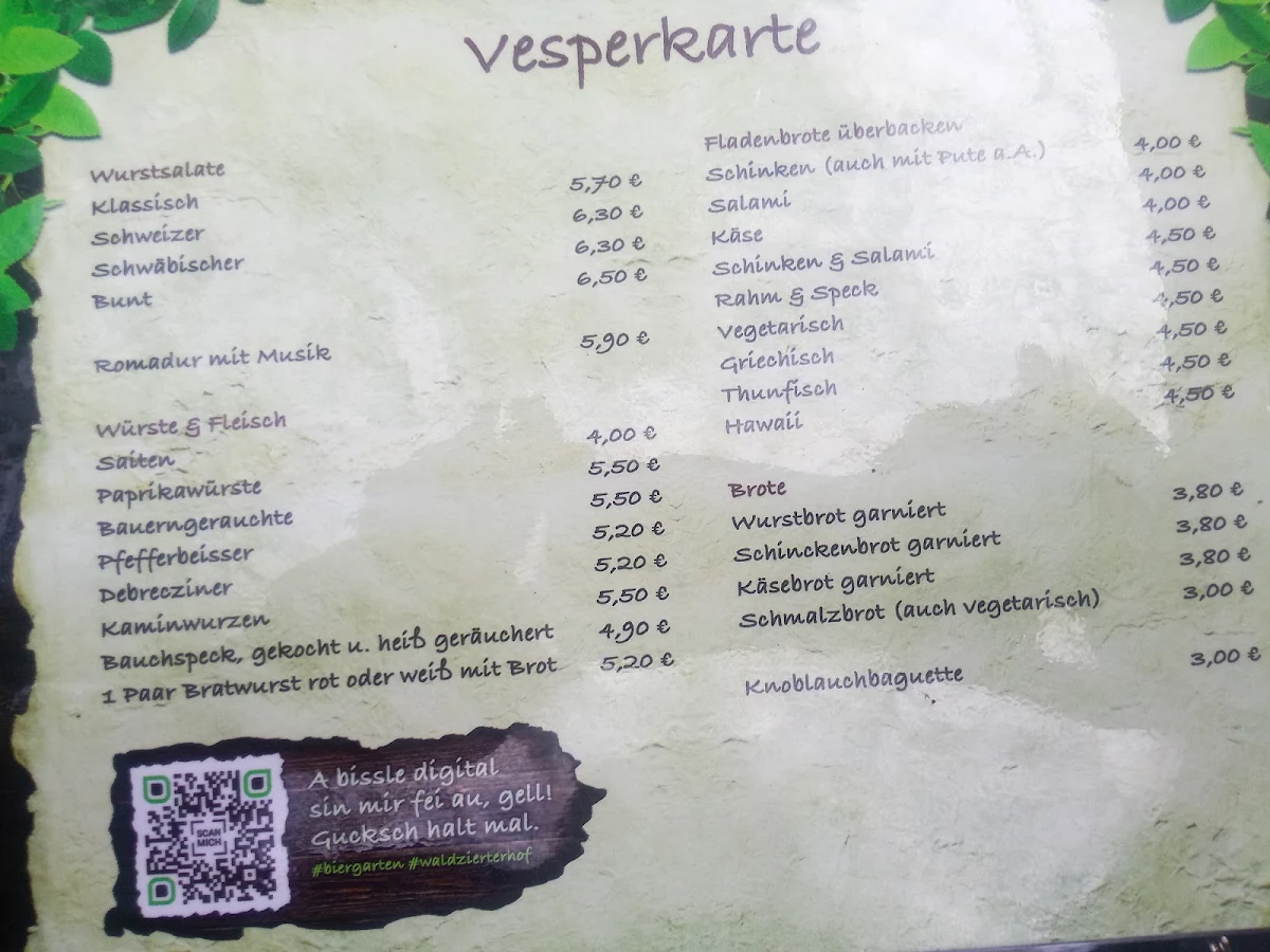 Speisekarte photo 1