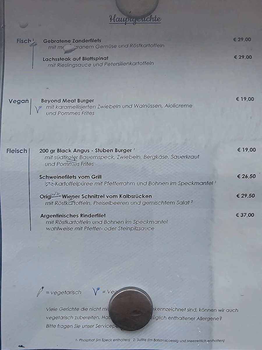 Speisekarte photo 1