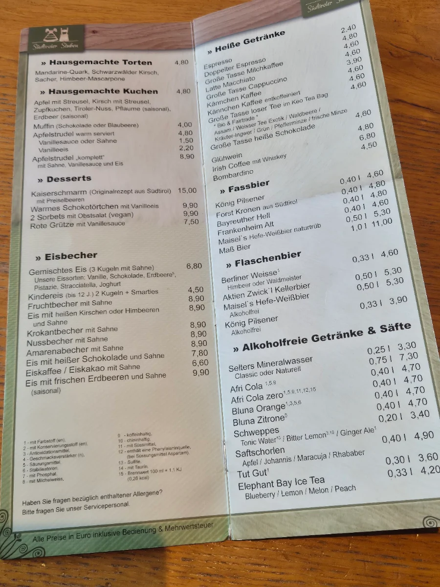 Speisekarte photo 6