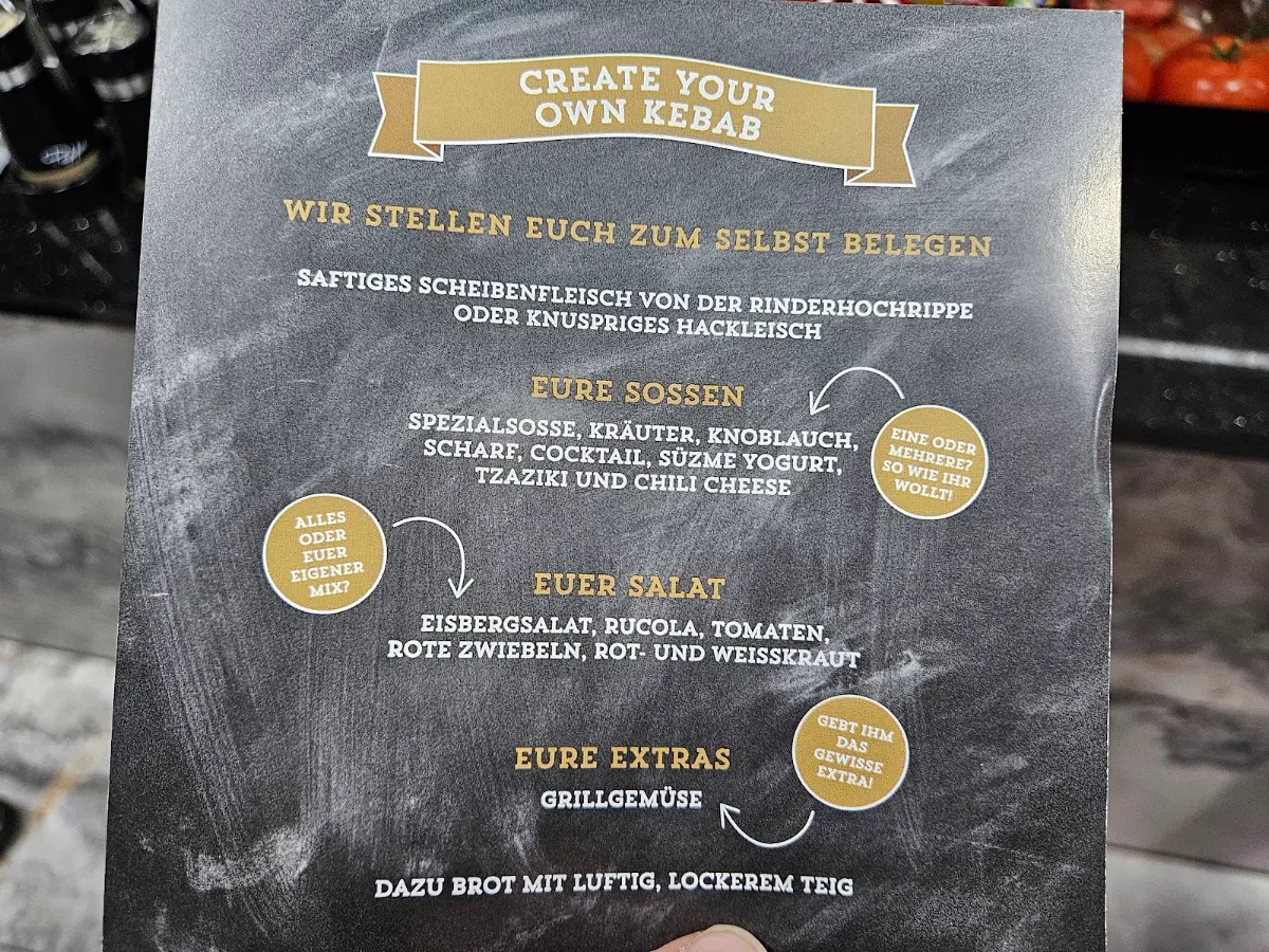 Speisekarte, Bistro Berlin