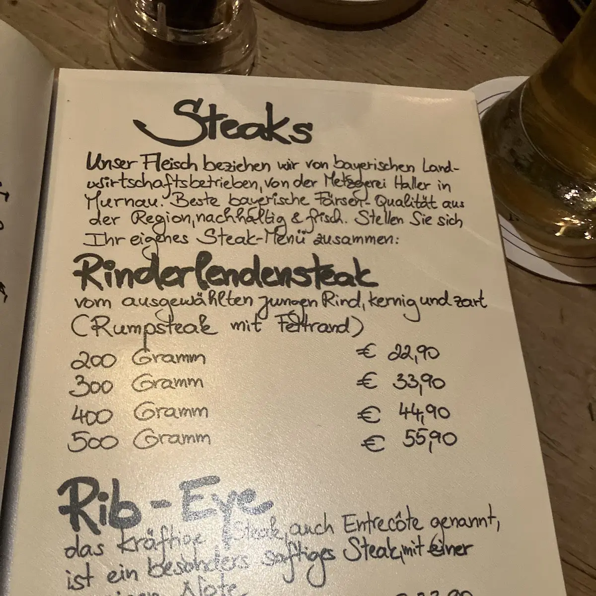 Speisekarte photo 1