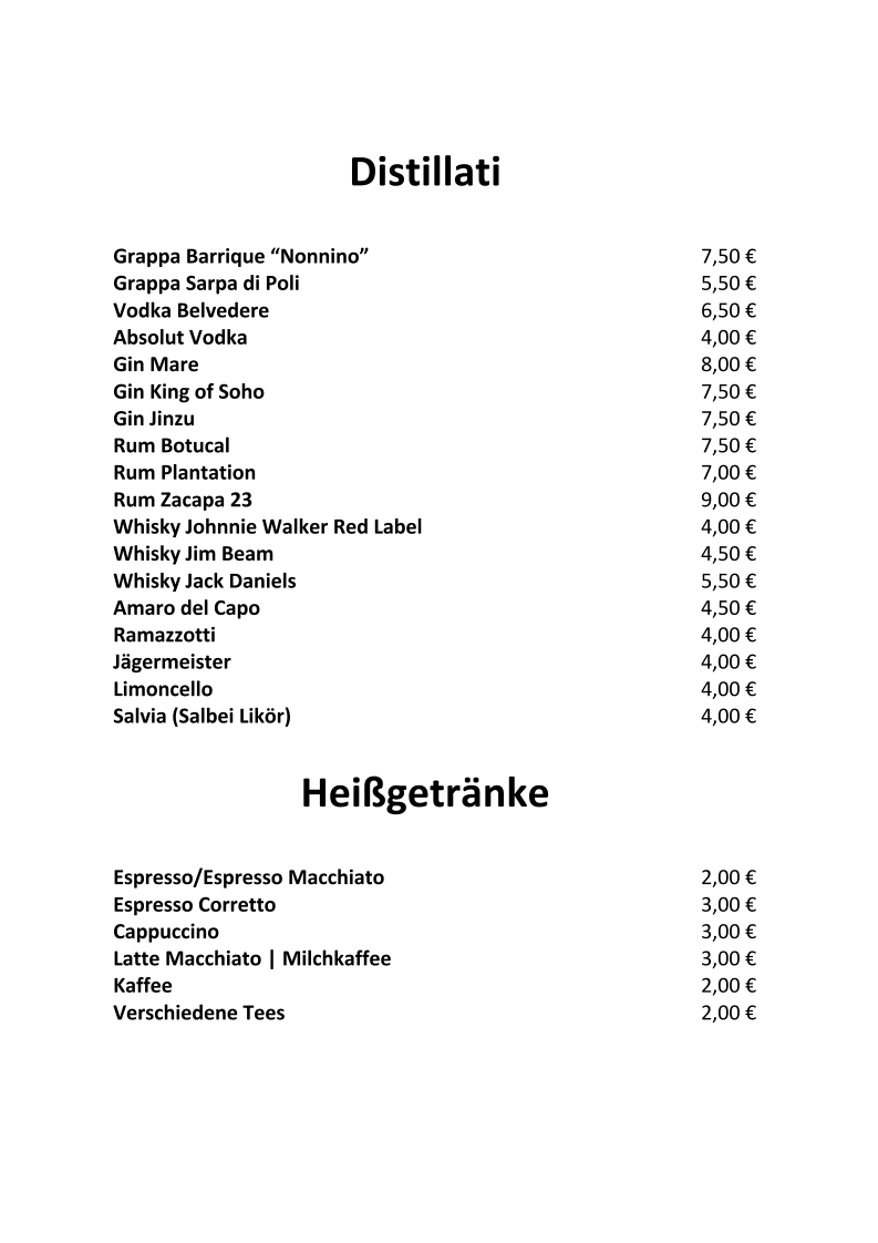 Speisekarte photo 3