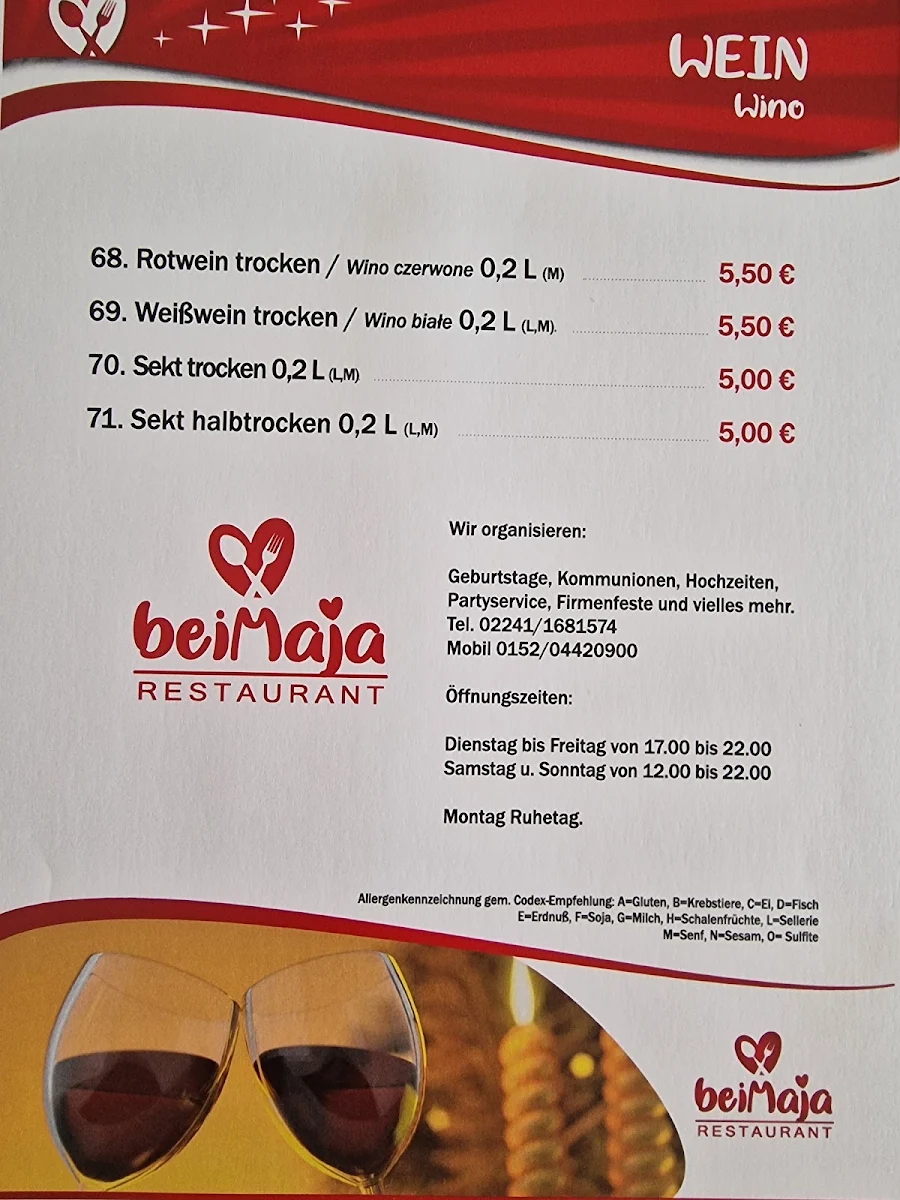 Speisekarte photo 1